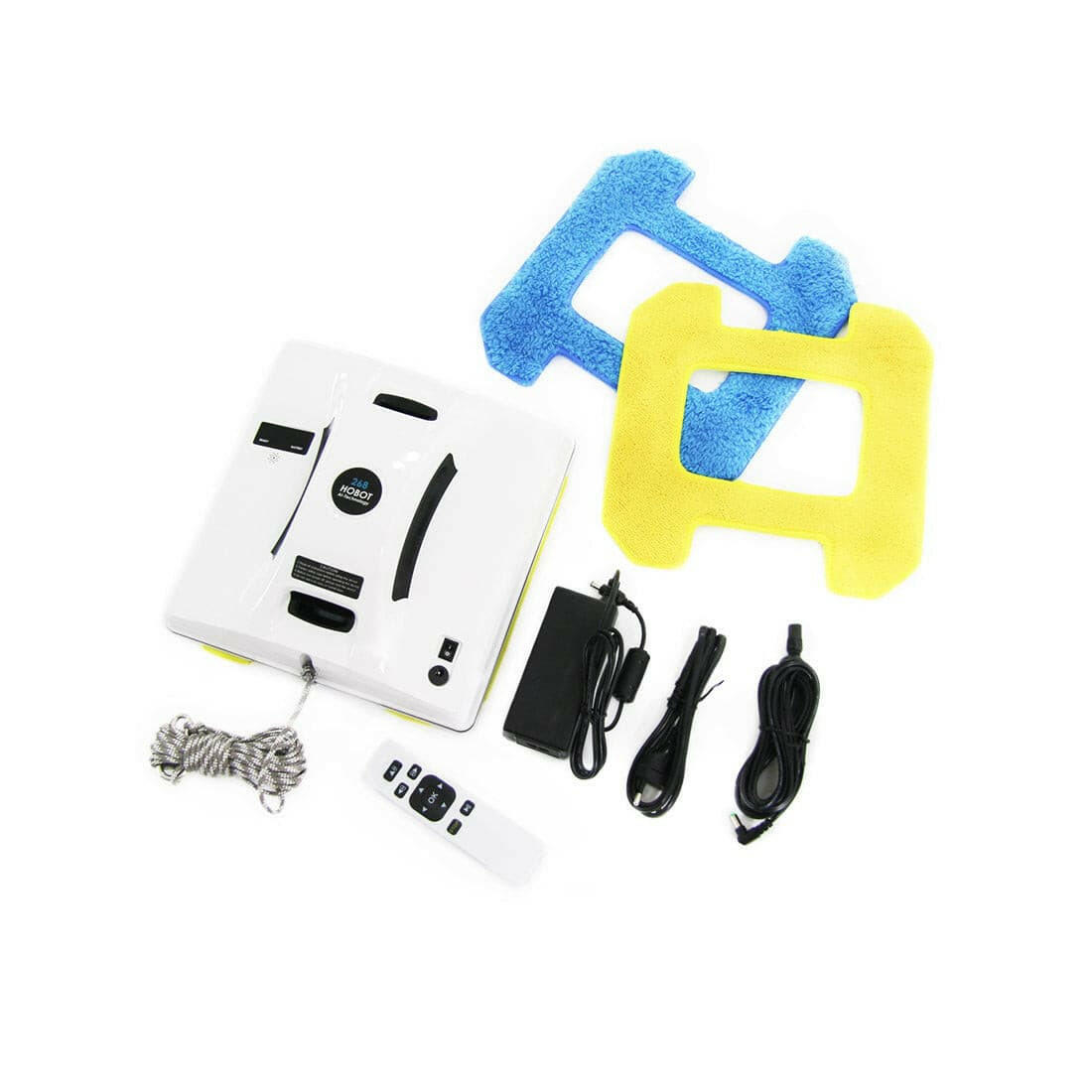 Hobot 268 Fensterputzroboter im Set: Roboter, Pads, Kabel und Steuerung