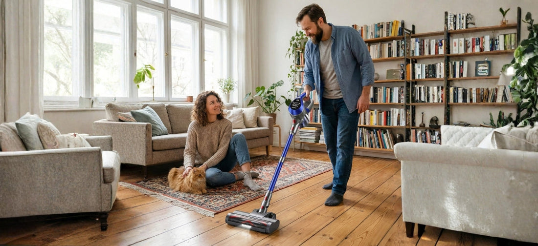 Kabellos sauber im Alltag – wie der Moosoo AC1 bei Tierhaaren entlastet