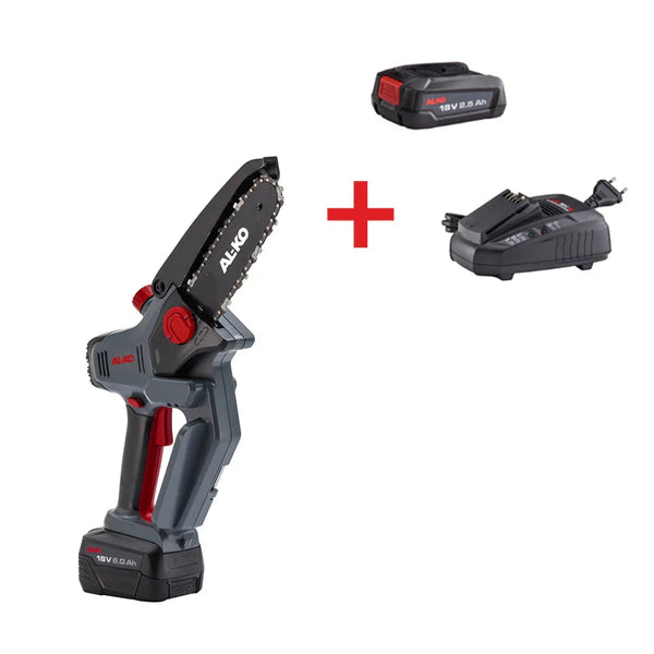 Akku-Minikettensäge 18V mit Schwert und Kette, inkl. Akku und Ladegerät