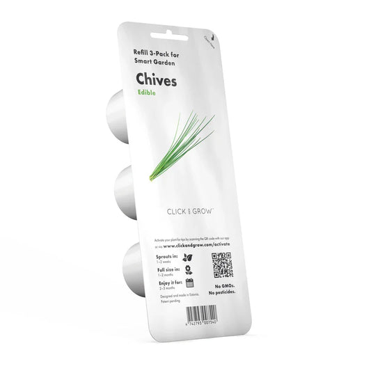 Click & grow Pflanzkapsel Nachfüllpack: Schnittlauch, 3er-Pack