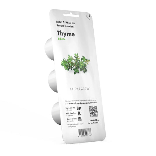 click & grow Thymian Nachfüllung Pflanzkapsel, 3er-Pack