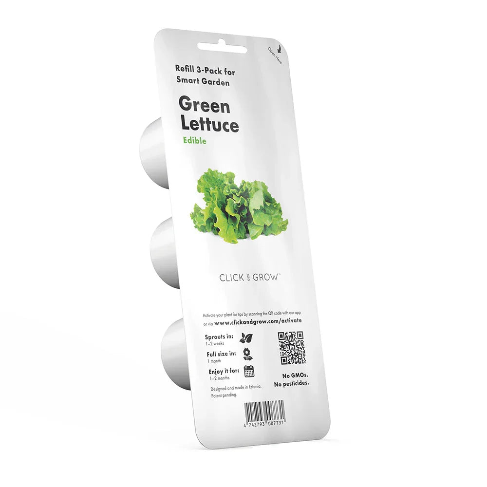 Click & grow Plant Capsule Green Lettuce 3-Pack