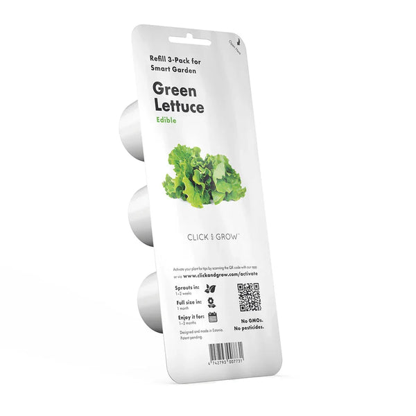 Pflanzkapsel-Nachfüllung Grüner Salat, 3er-Pack (Click & grow)