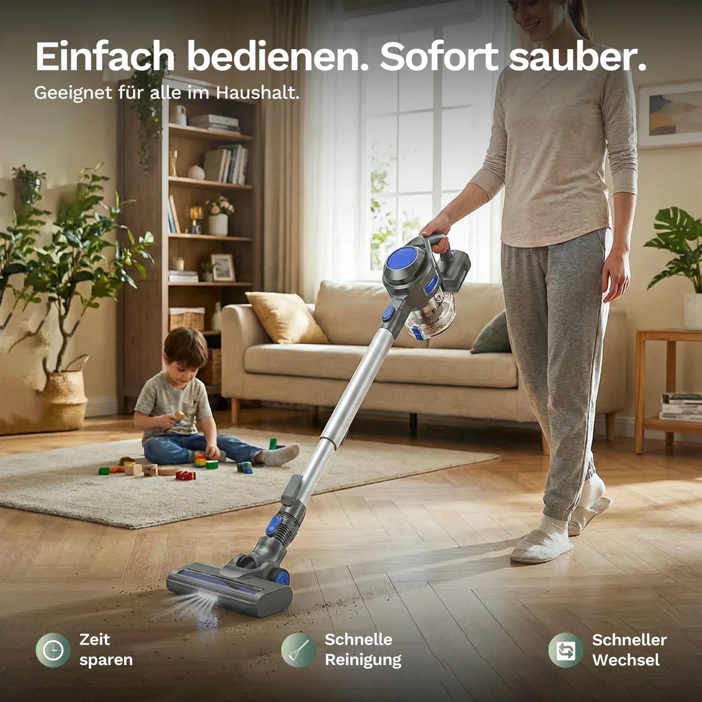 Moosoo XL-618A - Akku pölynimuri