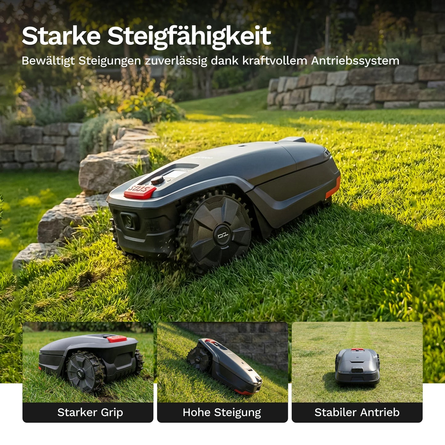 Goalker H1 – robotska kosilnica brez omejitvenega kabla