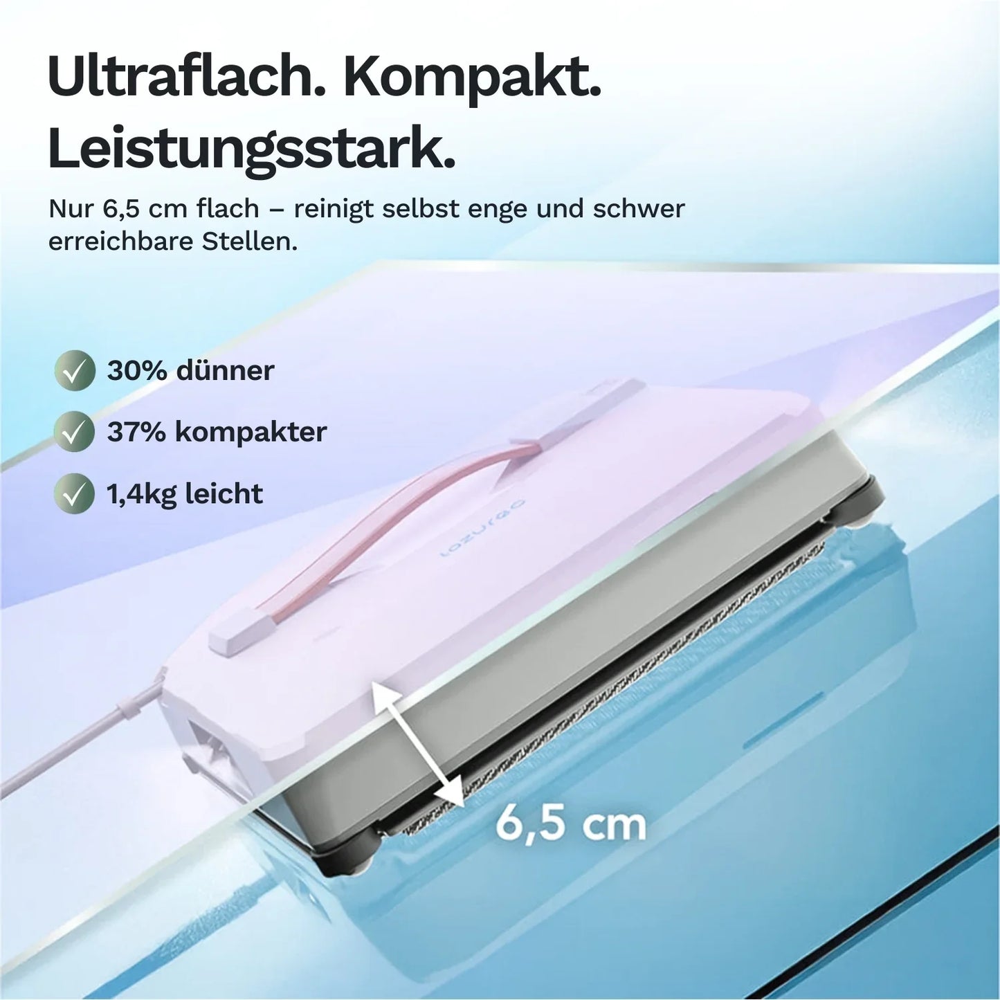 Lazurec A9 Pro ikkunanpesurobotti – Älykkääseen ja vaivattomaan ikkunanpesuun