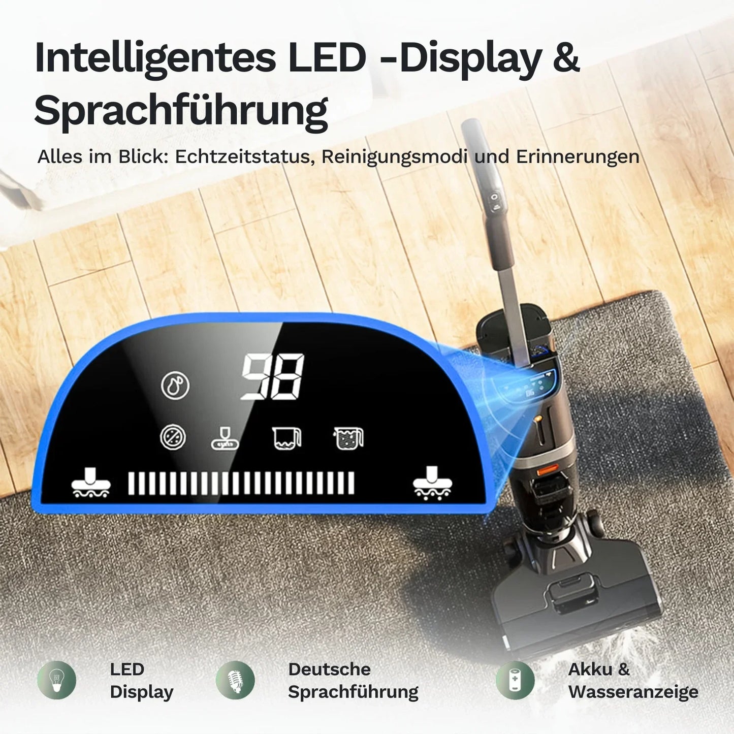 Lazurec L5 – Langaton märkä-kuivaimuri tehokkaalla imuteholla