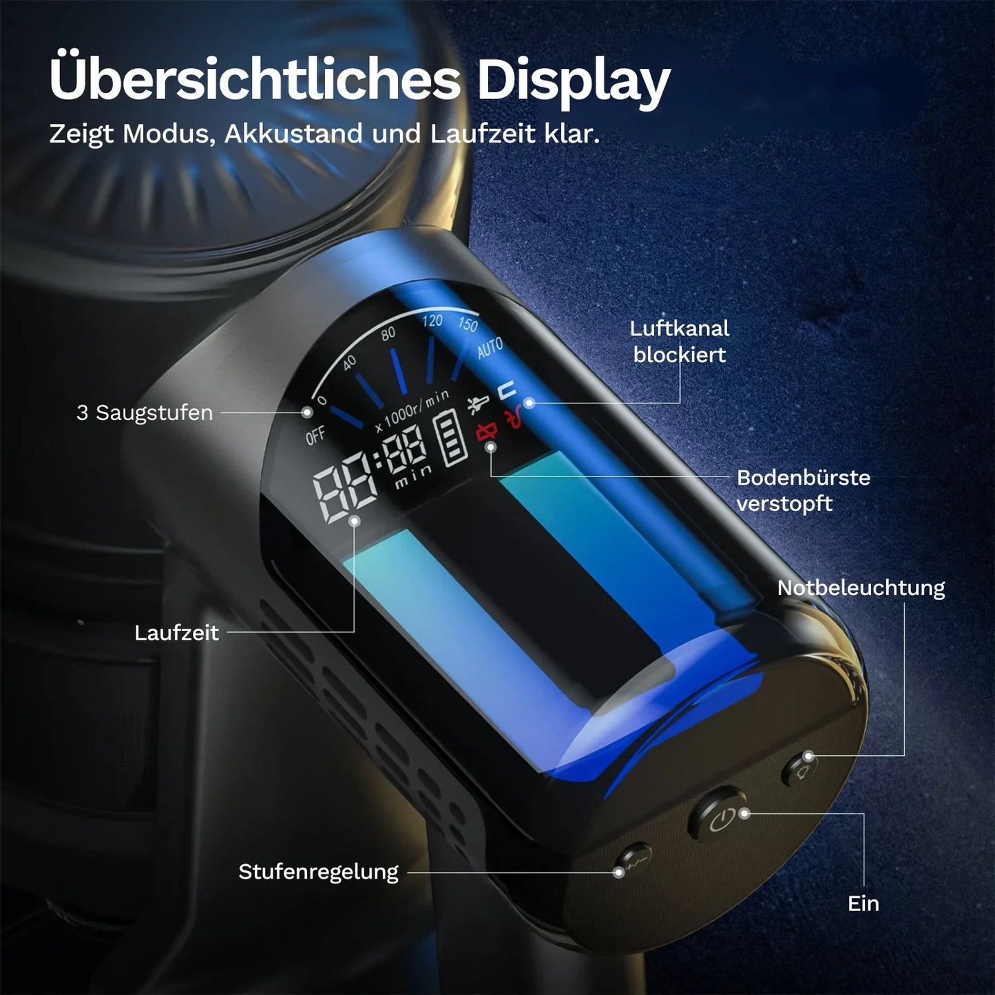 Moosoo TD1 Mate - Akku pölynimuri