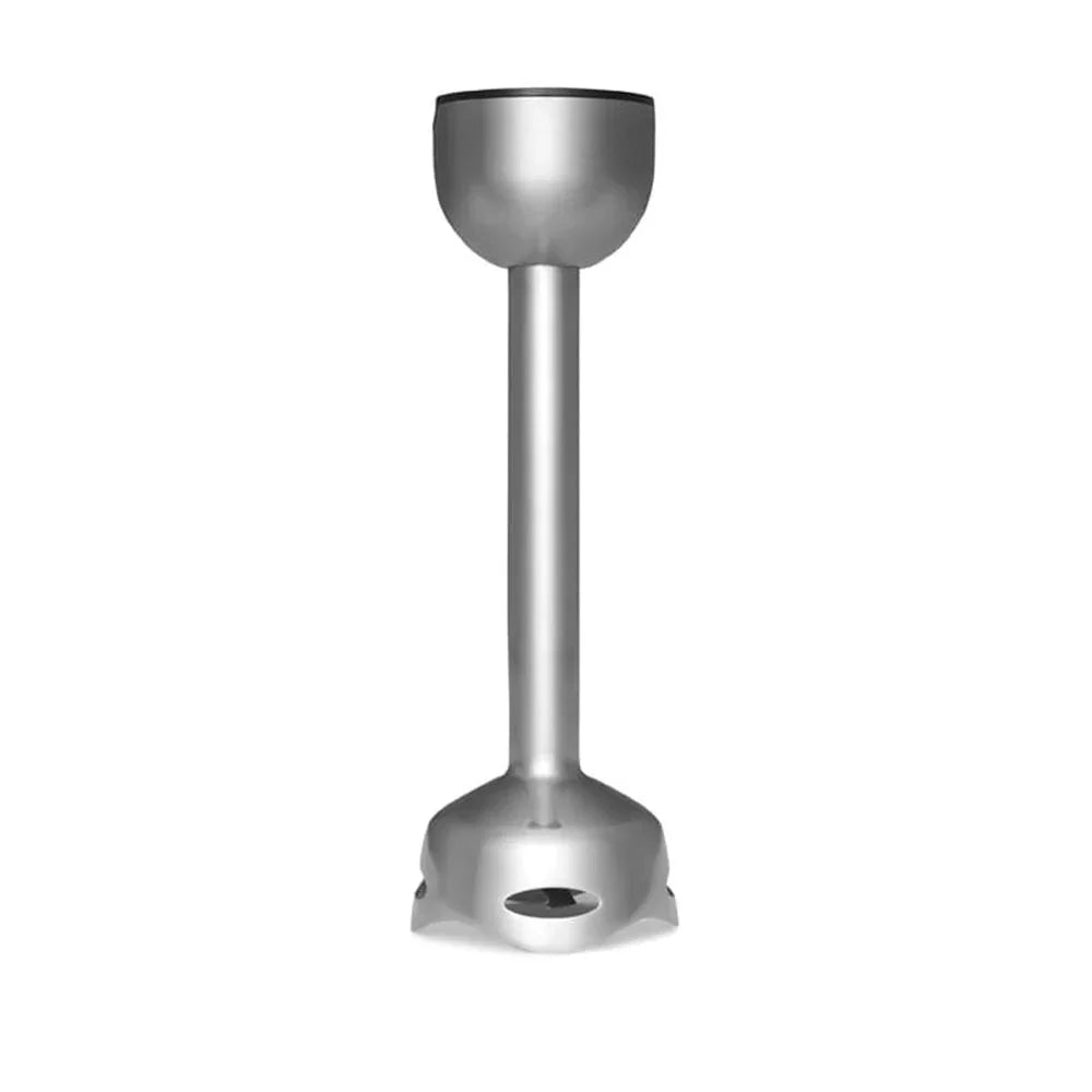 Whisk attachment with metal stem and black protective cap