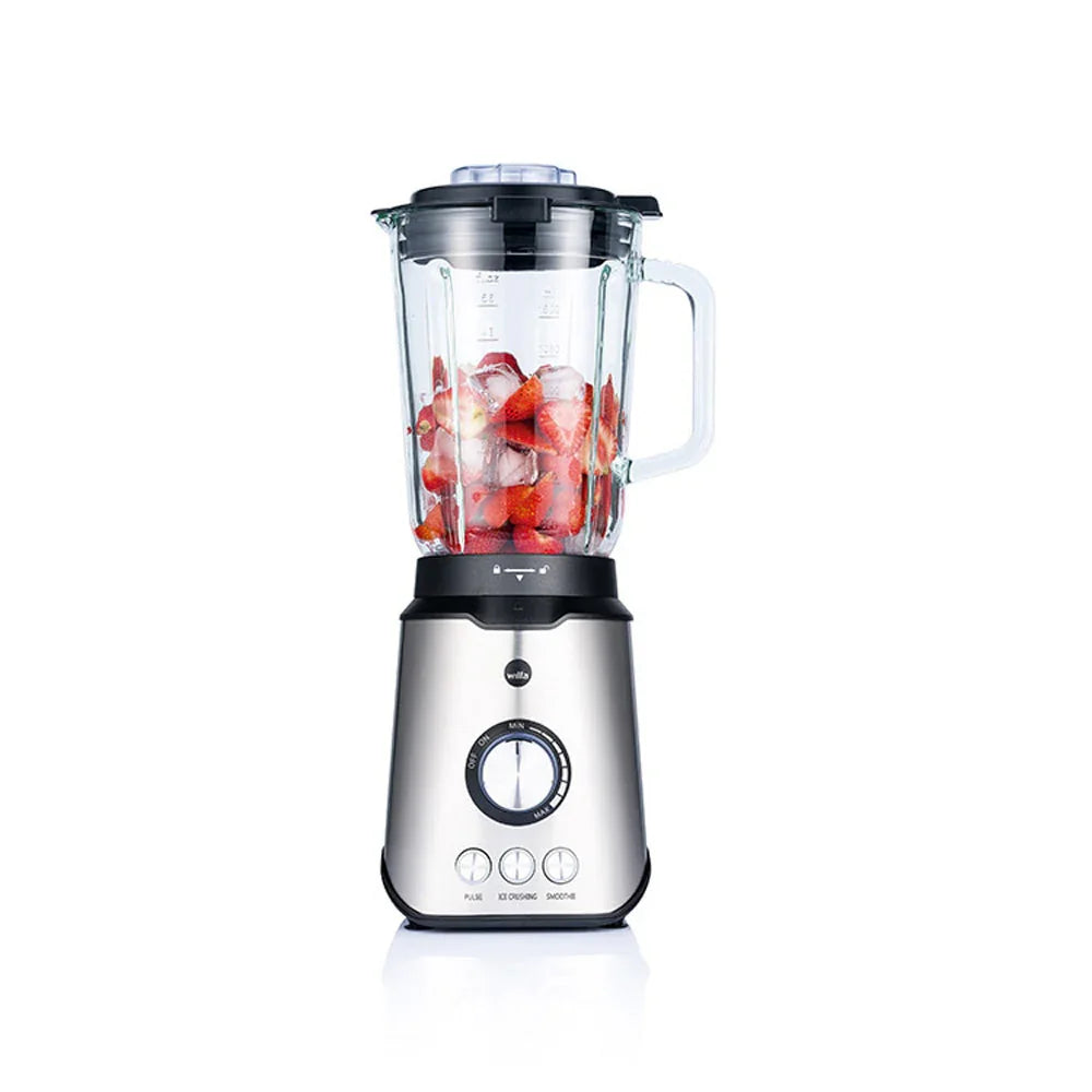 Wilfa Smooth Standmixer-Krug mit roten Früchten und Eis