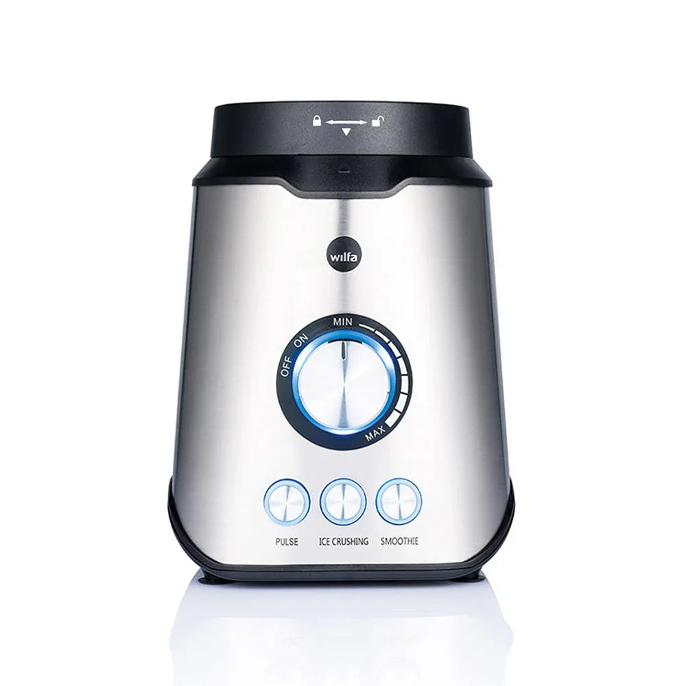 Stand blender control panel with dial and buttons: Pulse, Ice Crush, Smooth