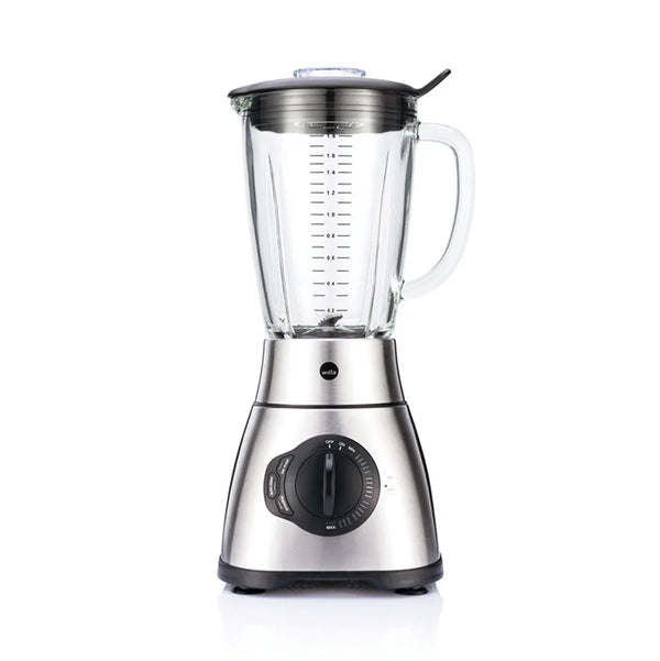 Wilfa Xplode Vital Standmixer mit Glaskrug, Messskala und Edelstahlbasis
