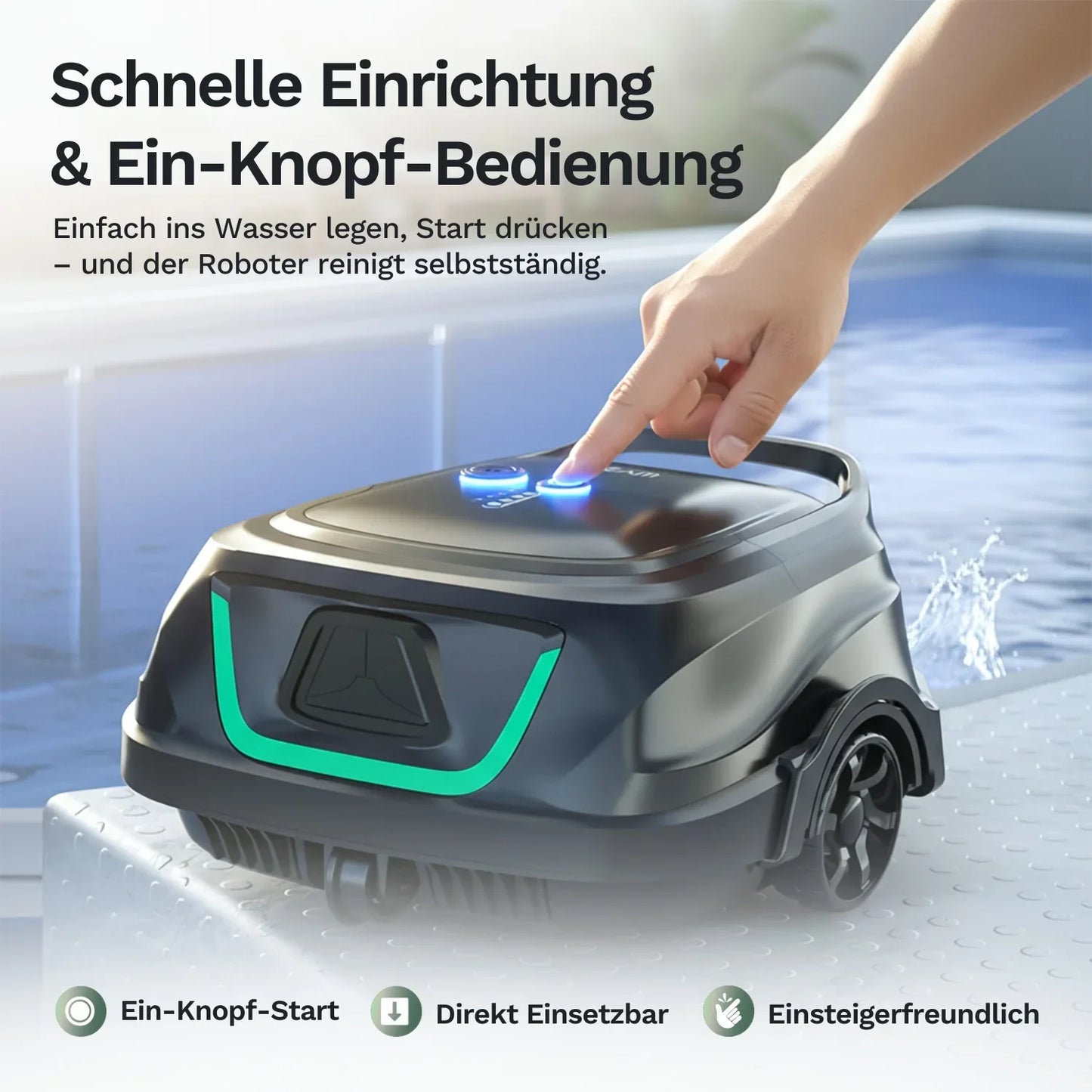 Wybotics Wybot A1 - Akku-uima-allasrobotti ajastimella